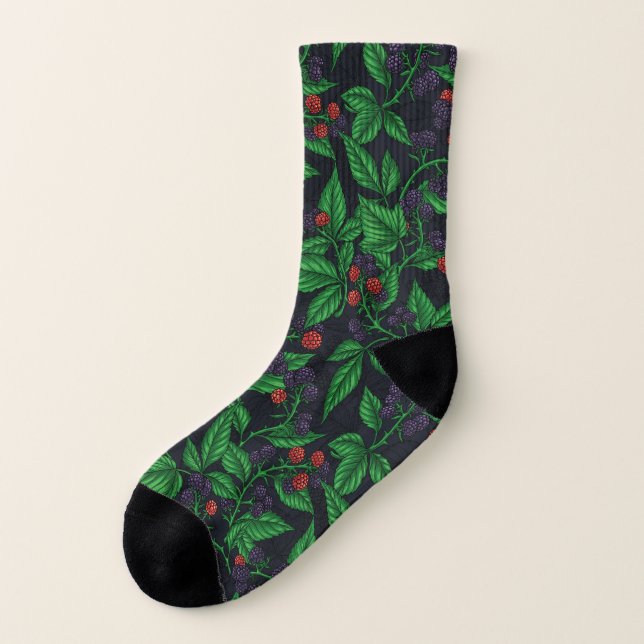 BlackBerry auf dunkelgrau Socken (Links - Außen)
