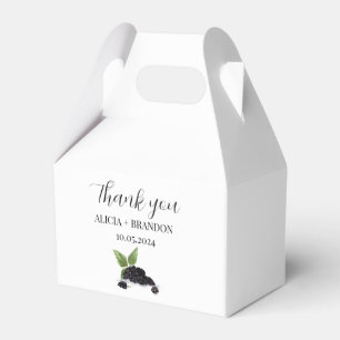 BlackBerry Berry Frucht Elegante Moderne Hochzeit Geschenkschachtel