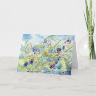 BlackBerry Blank Notecard Dankeskarte