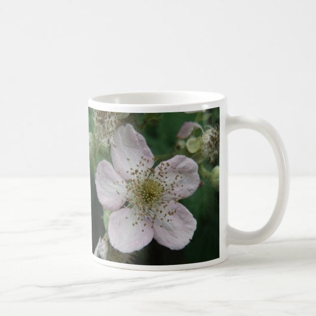 BlackBerry Blume Makro-Tasse Kaffeetasse (Rechts)