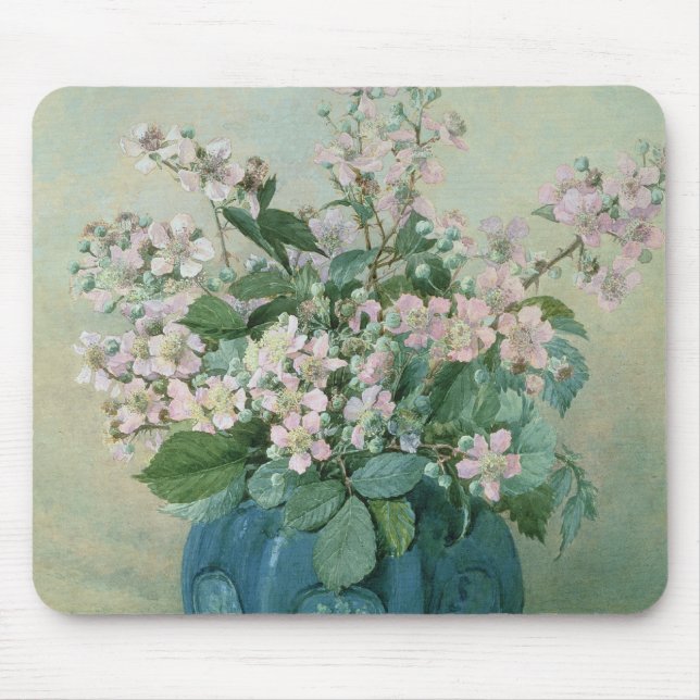 BlackBerry-Blüten Mousepad (Vorne)