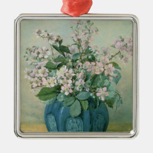 BlackBerry-Blüten Silbernes Ornament