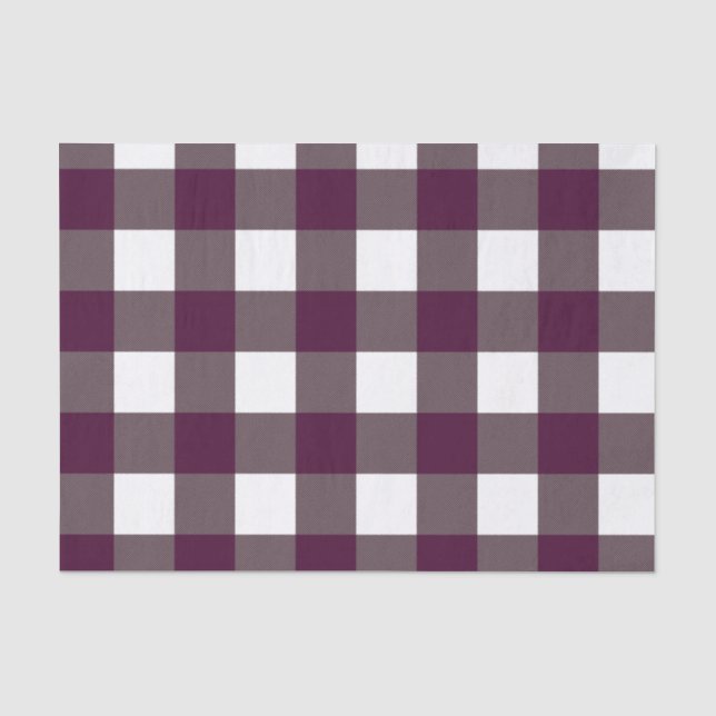 BlackBerry Buffalo Kariertes Muster drucken Seidenpapier (Vorderseite)