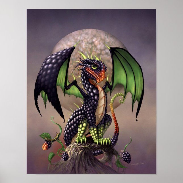 BlackBerry Dragon 11x14 (4x6 und höher) Poster (Vorne)