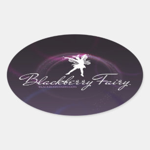 BlackBerry-feenhafter ovaler Logo-Aufkleber Aufkleber