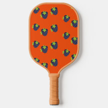 BlackBerry-Frucht auf Orange