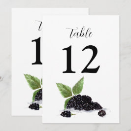 BlackBerry Frucht Sommer Rustikale Hochzeit Einladung