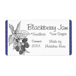 BlackBerry Jam Jar Label (Benutzerdefiniert)