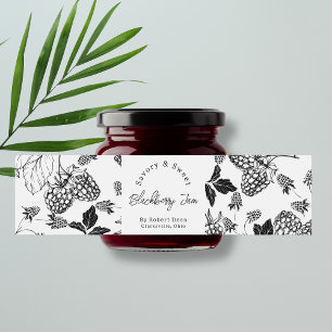 BlackBerry-Jam-Wrap-around-Label von Sketch