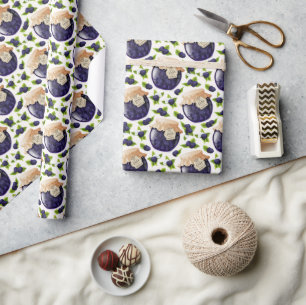 BlackBerry Jam Wrapping Paper Geschenkpapier