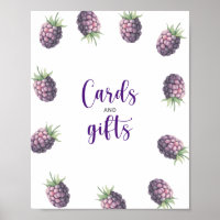 BlackBerry-Karten und Geschenke Babydusche