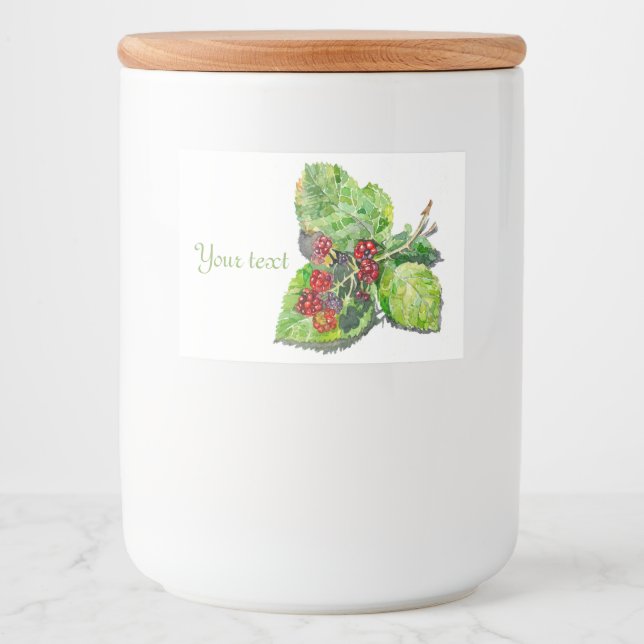 BlackBerry Lebensmitteletikett (Vorderseite)