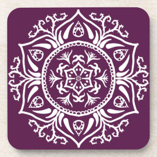 BlackBerry Mandala Getränkeuntersetzer