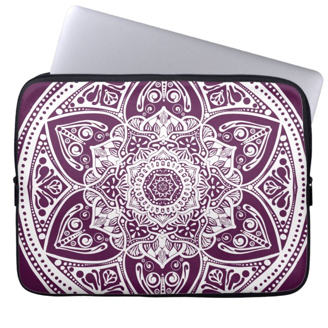 BlackBerry Mandala Laptopschutzhülle (Vorderseite)