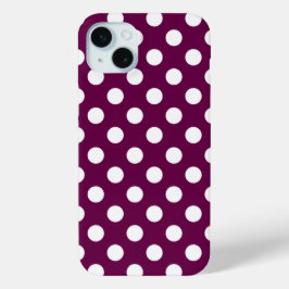 BlackBerry mit großen weißen Polka-Punkten gefärbt Case-Mate iPhone Hülle