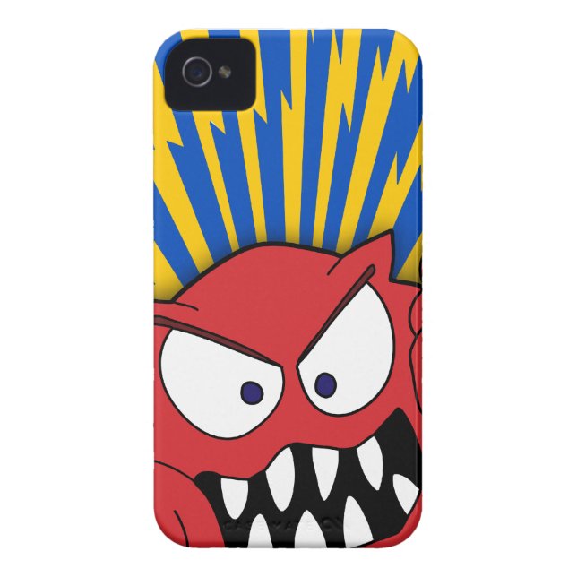 BLACKBERRY-Monsterfall 9a Case-Mate iPhone Hülle (Rückseite)