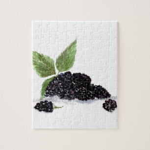 BlackBerry Obst Aquarellmalerei
