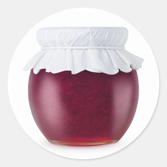 BlackBerry-Stau Runder Aufkleber (Vorderseite)