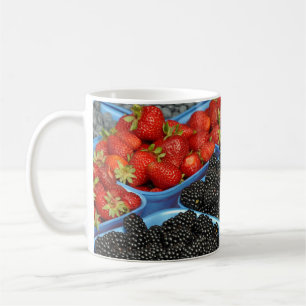 BlackBerry und Erdbeeren Kaffeetasse