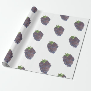BlackBerry Watercolor Wrapping Paper für Geschenke Geschenkpapier