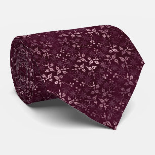 Blackberry-Wein-Muster  Krawatte