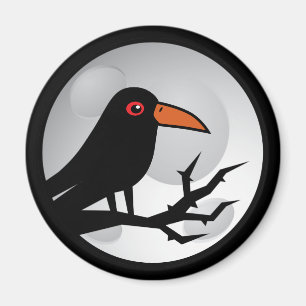 Blackbird Goth Raven/Crow Magnet