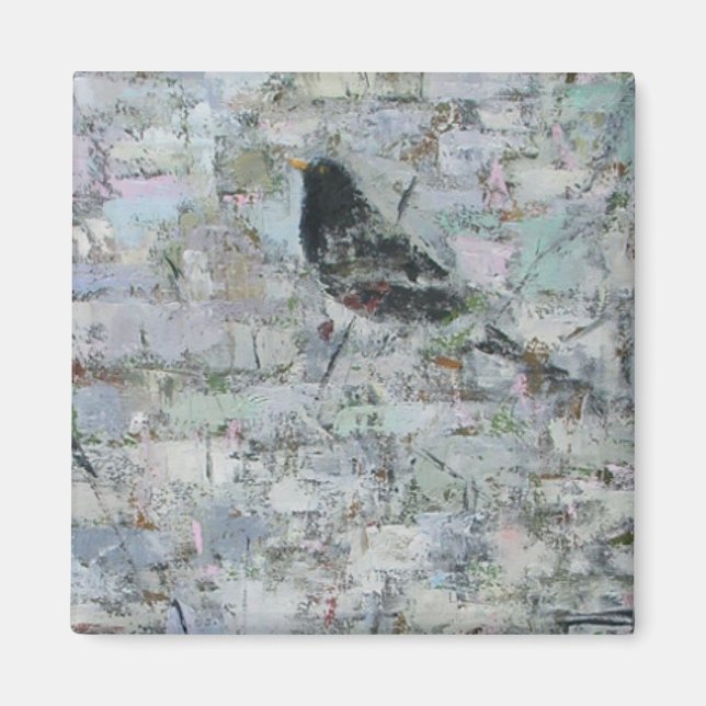 Blackbird in Tree 2012 Magnet (Vorne)
