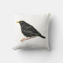Blackbird Kissen