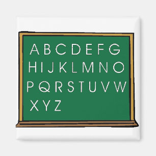 Blackboard Alphabet Magnet