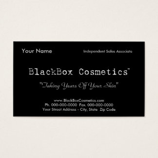BlackBox Cosmetics, Independent Sales Association.