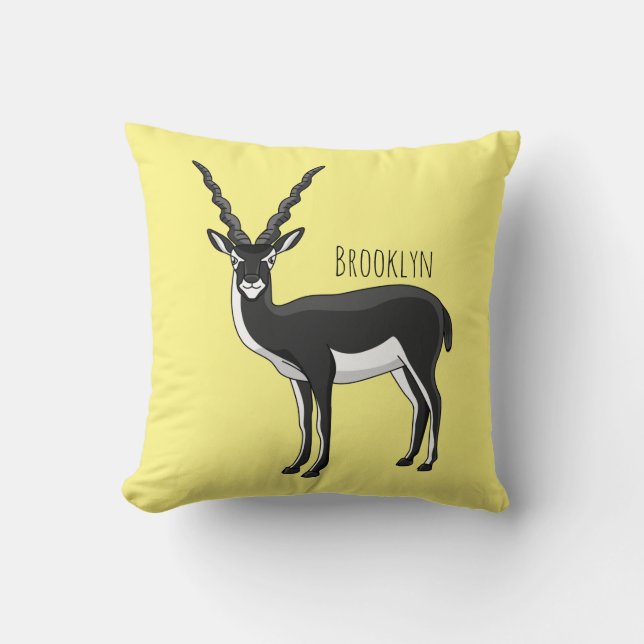 Blackbuck-Antelope-Abbildung Kissen (Vorderseite)