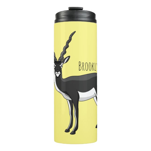 Blackbuck-Antelope-Abbildung Thermosbecher (Vorderseite)