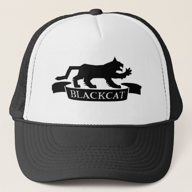"Blackcat Hats" Truckerkappe (Vorderseite)