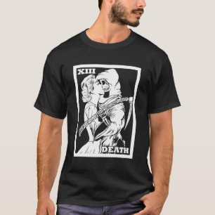 Blackcraft Kuss von Death Tarot Card Deck Goth Gri T-Shirt