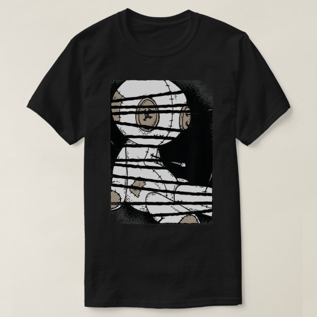 Blackcraft Voodoo Doll  Dark Magic Occult  T-Shirt (Design vorne)