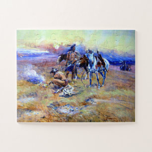 Blackfeet Büffelgebiet Charles M Russell 1905