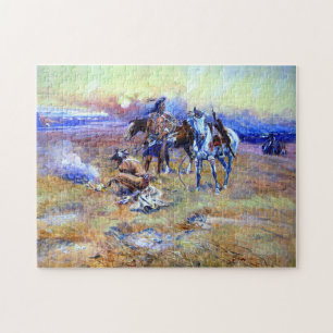 Blackfeet Büffelgebiet Charles M Russell 1905