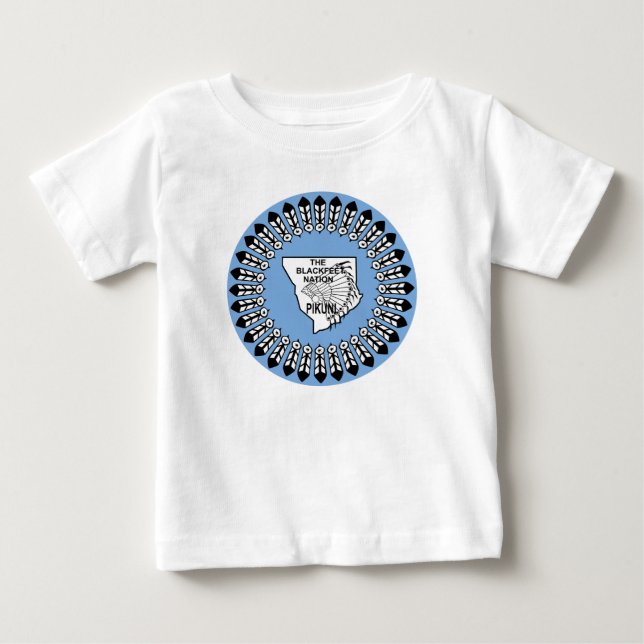 Blackfeet Nation Baby T-shirt (Vorderseite)