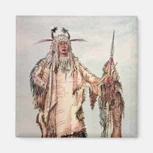 Blackfoot indischer PET-Toh-Pipi-Kuss, die Magnet