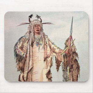 Blackfoot indischer PET-Toh-Pipi-Kuss, die Mousepad