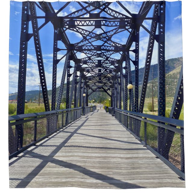 Blackfoot River Crossing Duschvorhang (Vorderseite)