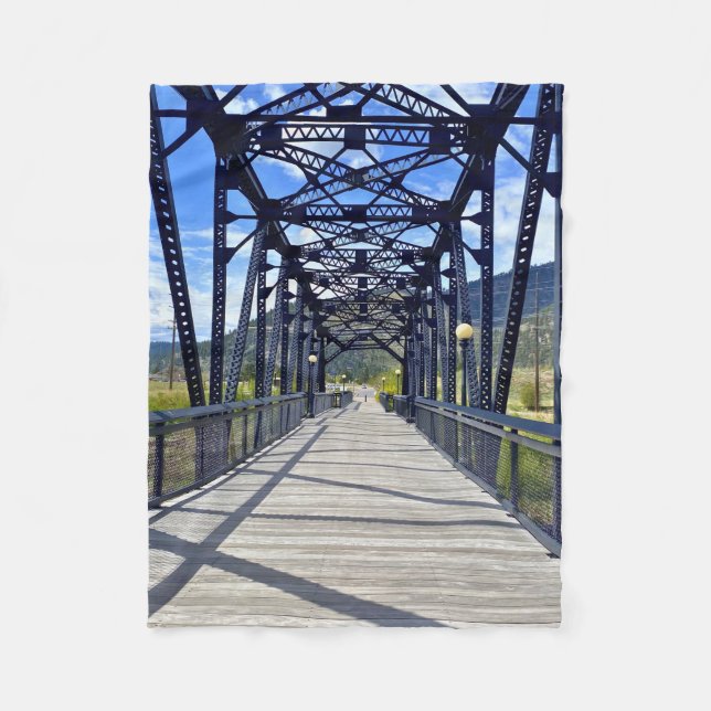 Blackfoot River Crossing Fleecedecke (Vorderseite)