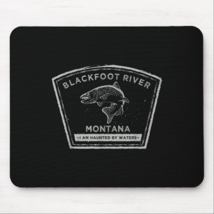 Blackfoot River Montana - Fliegenfischer-Shirt Mousepad