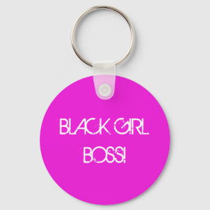 BlackGirlBoss 2,25" grundlegender Schlüsselanhänger