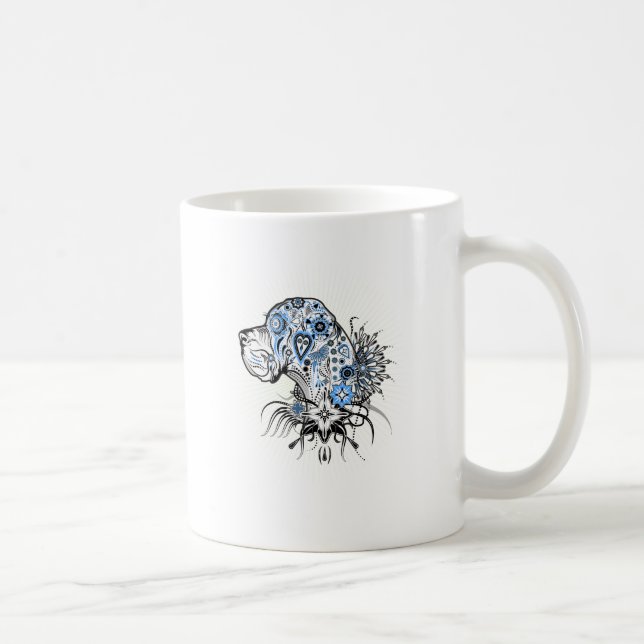 Blackheart Great Dane Kaffeetasse (Rechts)