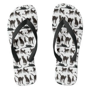 Blackie der Schwarzen Katze Flip Flops