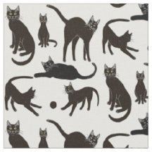 Blackie le tissu de chat noir