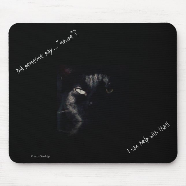 Blackies Mausunterlage Mousepad (Vorne)