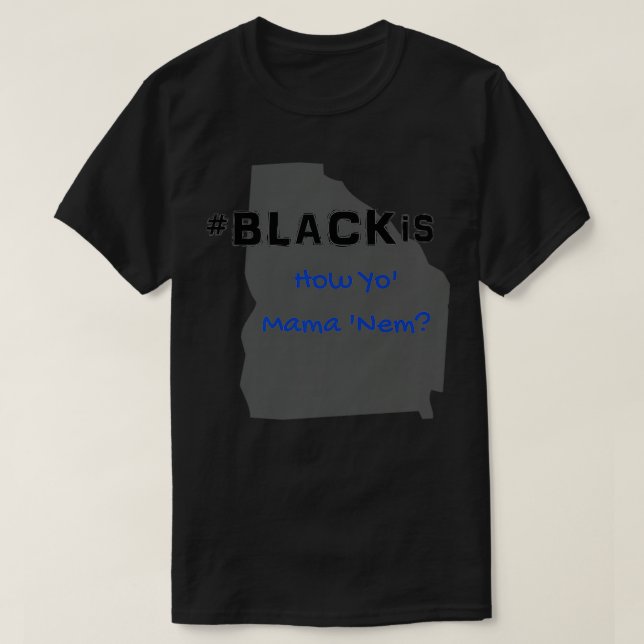 BlackIs Georgia Edition Premium T-Shirt (Design vorne)