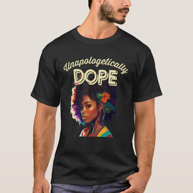 Blackity Black Every Month Black History African A T-Shirt (Vorderseite)